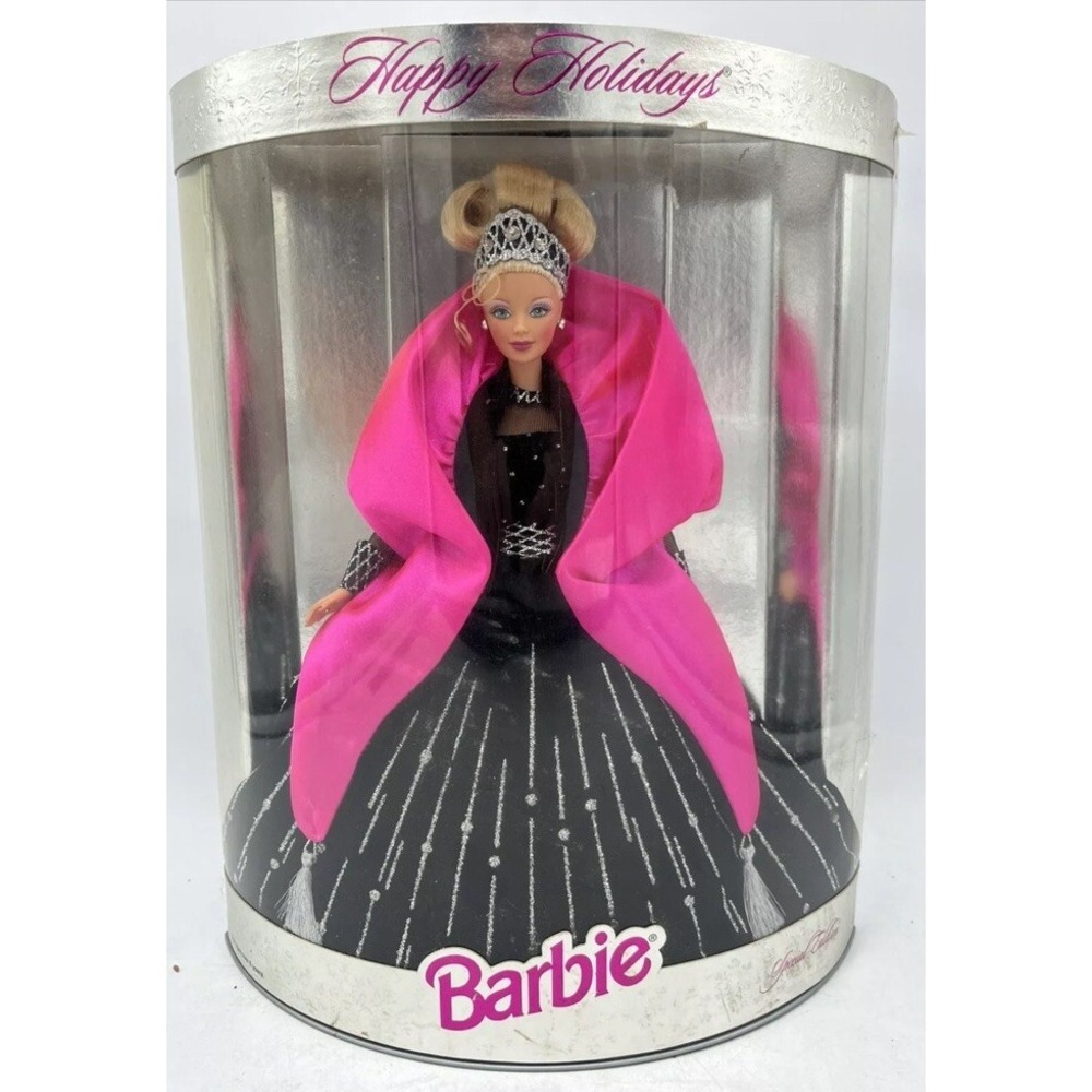 Vintage 1998 Happy Holidays Barbie Doll #20200 Special‎ Edition Mattel (NIB)